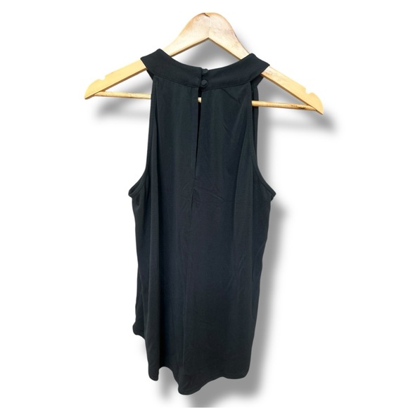 Veronica M. - Black Halter Keyhole Blouse - Size M - Picture 5 of 8